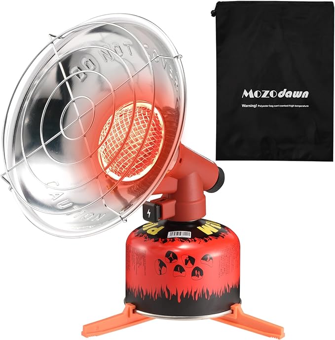 gas tent heater Propane Heater, 5500 BTU Propane Heater with Piezo Ingnition, Portable – Mozodawn